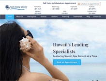 Tablet Screenshot of familyhearingaidcenter.com